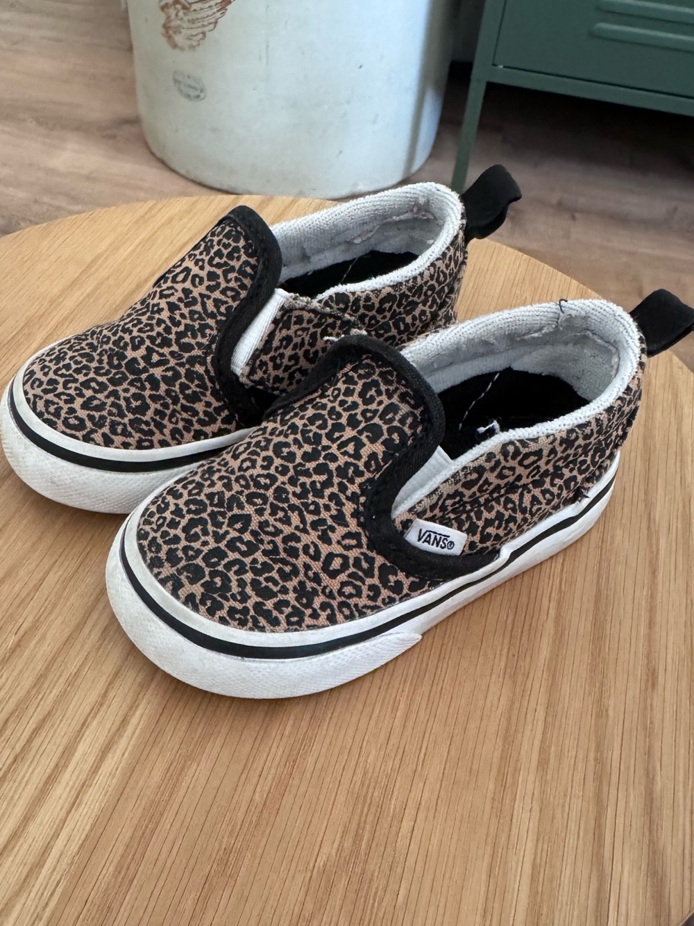 Vans leopard shoes